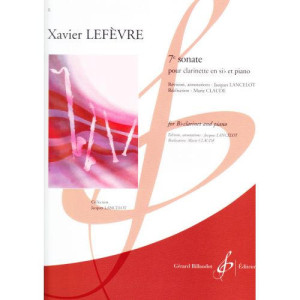 Sonata No.7 para Clarinete e Piano LEFÉVRE